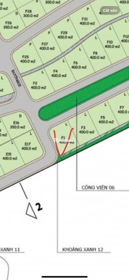  BÁN LÔ VILLA VIEW SÂN GOLF – 2 MẶT TIỀN 